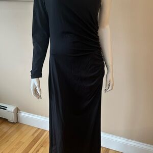 Elegant Black Long Sleeve Dress